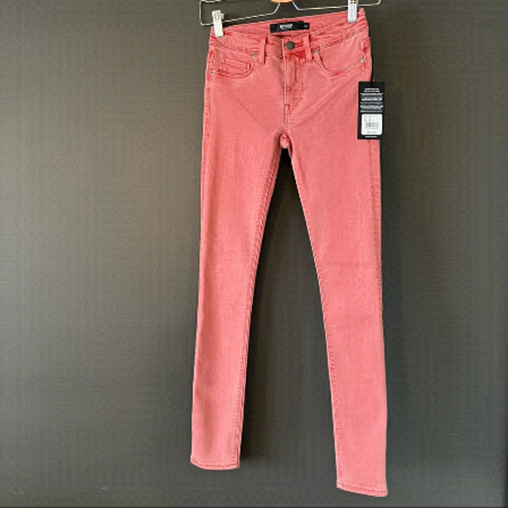 NWT Hudson Jeans Nico Mid Rise Super Skinny red Jeans - Picture 1 of 11